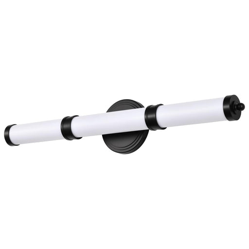 Vanity Nuvo 62-678 Kagen LED Medium Vanity - Matte Black Finish - White Acrylic Lens Nuvo
