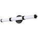 Vanity Nuvo 62-678 Kagen LED Medium Vanity - Matte Black Finish - White Acrylic Lens Nuvo