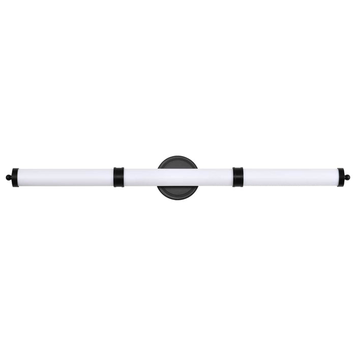 Vanity Nuvo 62-679 Kagen LED Large Vanity - Matte Black Finish - White Acrylic Lens Nuvo