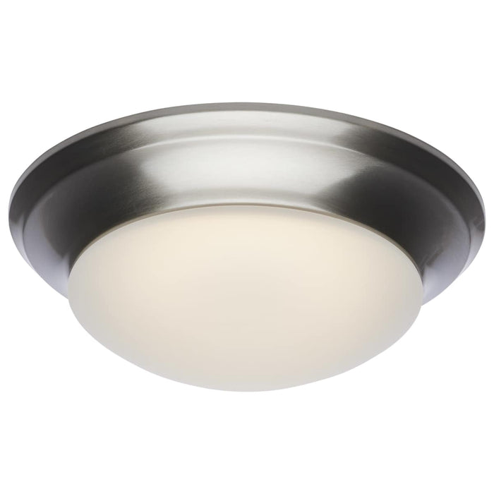 Flush Mount Nuvo 62-686 18W - Flush Mount Twist & Lock Fixture - LED - 12 in. - Brushed Nickel Finish - Frosted Glass Nuvo