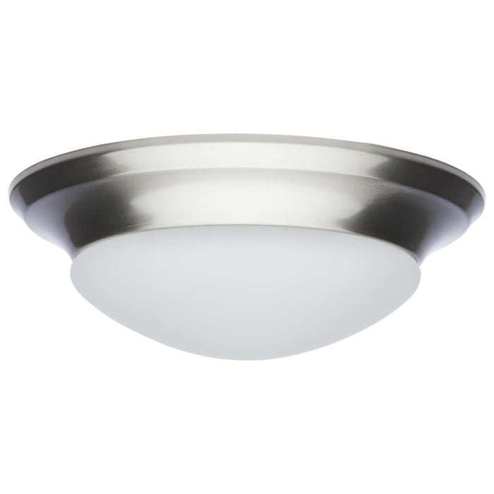 Flush Mount Nuvo 62-686 18W - Flush Mount Twist & Lock Fixture - LED - 12 in. - Brushed Nickel Finish - Frosted Glass Nuvo
