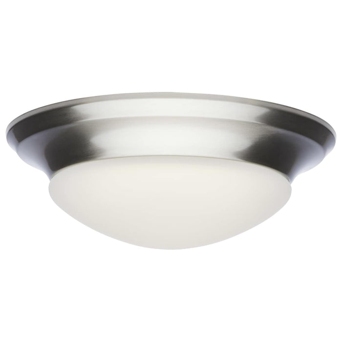 Flush Mount Nuvo 62-686 18W - Flush Mount Twist & Lock Fixture - LED - 12 in. - Brushed Nickel Finish - Frosted Glass Nuvo