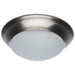 Flush Mount Nuvo 62-686 18W - Flush Mount Twist & Lock Fixture - LED - 12 in. - Brushed Nickel Finish - Frosted Glass Nuvo