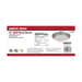 Flush Mount Nuvo 62-686 18W - Flush Mount Twist & Lock Fixture - LED - 12 in. - Brushed Nickel Finish - Frosted Glass Nuvo
