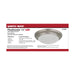 Flush Mount Nuvo 62-686 18W - Flush Mount Twist & Lock Fixture - LED - 12 in. - Brushed Nickel Finish - Frosted Glass Nuvo