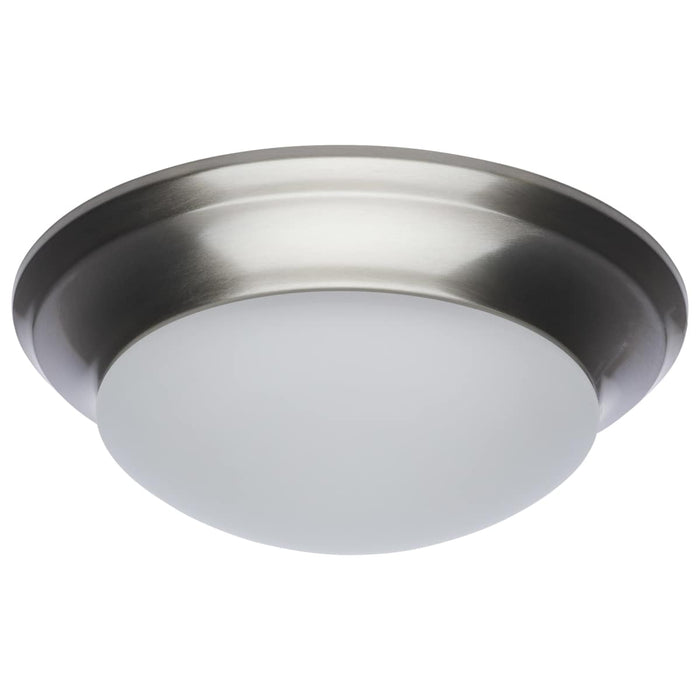 Flush Mount Nuvo 62-686 18W - Flush Mount Twist & Lock Fixture - LED - 12 in. - Brushed Nickel Finish - Frosted Glass Nuvo