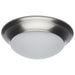 Flush Mount Nuvo 62-686 18W - Flush Mount Twist & Lock Fixture - LED - 12 in. - Brushed Nickel Finish - Frosted Glass Nuvo
