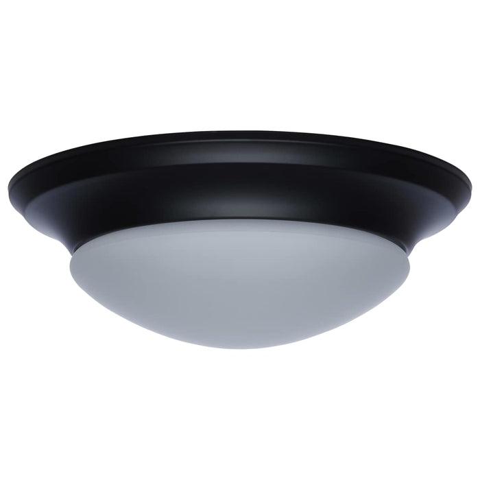 Flush Mount Nuvo 62-687 18W - Flush Mount Twist & Lock Fixture - LED - 12 in. - Matte Black Finish - Frosted Glass Nuvo