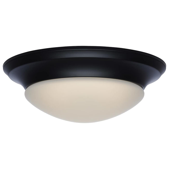Flush Mount Nuvo 62-687 18W - Flush Mount Twist & Lock Fixture - LED - 12 in. - Matte Black Finish - Frosted Glass Nuvo