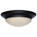Flush Mount Nuvo 62-687 18W - Flush Mount Twist & Lock Fixture - LED - 12 in. - Matte Black Finish - Frosted Glass Nuvo