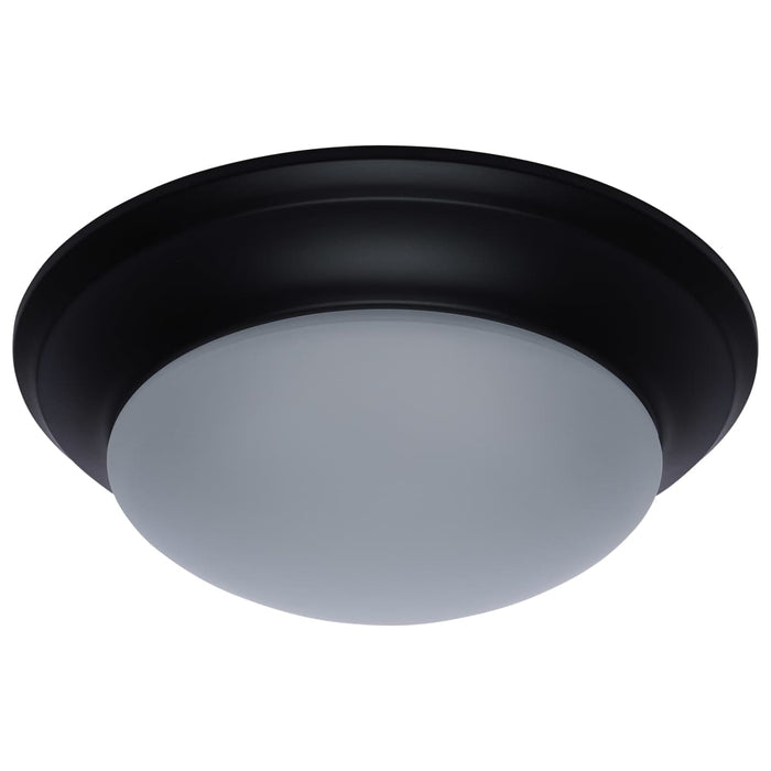 Flush Mount Nuvo 62-687 18W - Flush Mount Twist & Lock Fixture - LED - 12 in. - Matte Black Finish - Frosted Glass Nuvo