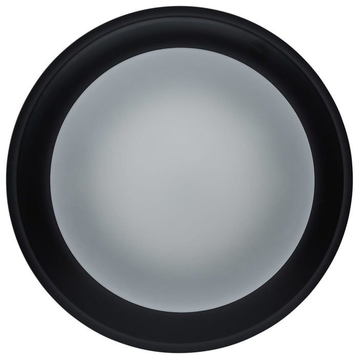 Flush Mount Nuvo 62-687 18W - Flush Mount Twist & Lock Fixture - LED - 12 in. - Matte Black Finish - Frosted Glass Nuvo