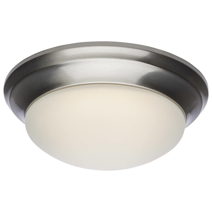 Flush Mount Nuvo 62-688 25W - Flush Mount Twist & Lock Fixture - LED - 14 in. - Brushed Nickel Finish - Frosted Glass Nuvo