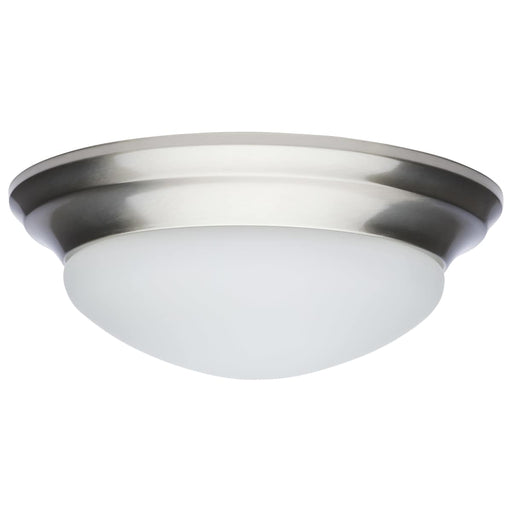 Flush Mount Nuvo 62-688 25W - Flush Mount Twist & Lock Fixture - LED - 14 in. - Brushed Nickel Finish - Frosted Glass Nuvo