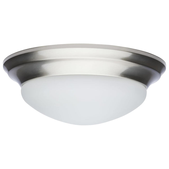 Flush Mount Nuvo 62-688 25W - Flush Mount Twist & Lock Fixture - LED - 14 in. - Brushed Nickel Finish - Frosted Glass Nuvo