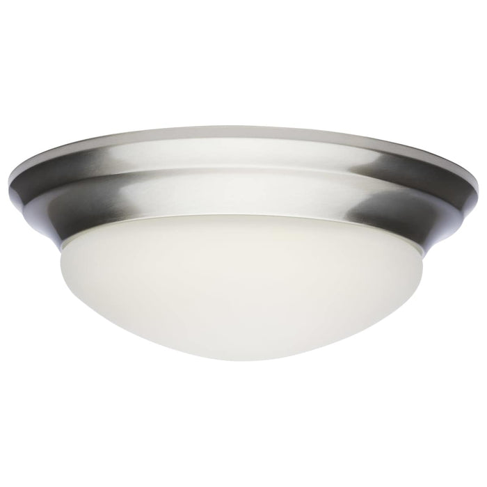 Flush Mount Nuvo 62-688 25W - Flush Mount Twist & Lock Fixture - LED - 14 in. - Brushed Nickel Finish - Frosted Glass Nuvo