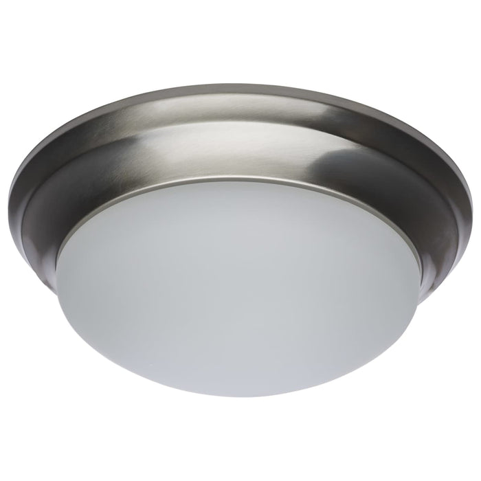 Flush Mount Nuvo 62-688 25W - Flush Mount Twist & Lock Fixture - LED - 14 in. - Brushed Nickel Finish - Frosted Glass Nuvo