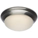 Flush Mount Nuvo 62-688 25W - Flush Mount Twist & Lock Fixture - LED - 14 in. - Brushed Nickel Finish - Frosted Glass Nuvo