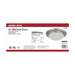 Flush Mount Nuvo 62-688 25W - Flush Mount Twist & Lock Fixture - LED - 14 in. - Brushed Nickel Finish - Frosted Glass Nuvo