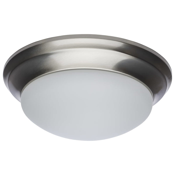 Flush Mount Nuvo 62-688 25W - Flush Mount Twist & Lock Fixture - LED - 14 in. - Brushed Nickel Finish - Frosted Glass Nuvo