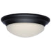 Flush Mount Nuvo 62-689 25W - Flush Mount Twist & Lock Fixture - LED - 14 in. - Matte Black Finish - Frosted Glass Nuvo
