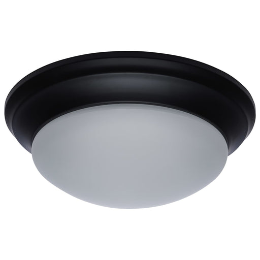 Flush Mount Nuvo 62-689 25W - Flush Mount Twist & Lock Fixture - LED - 14 in. - Matte Black Finish - Frosted Glass Nuvo