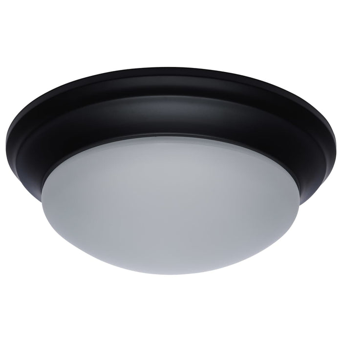 Flush Mount Nuvo 62-689 25W - Flush Mount Twist & Lock Fixture - LED - 14 in. - Matte Black Finish - Frosted Glass Nuvo