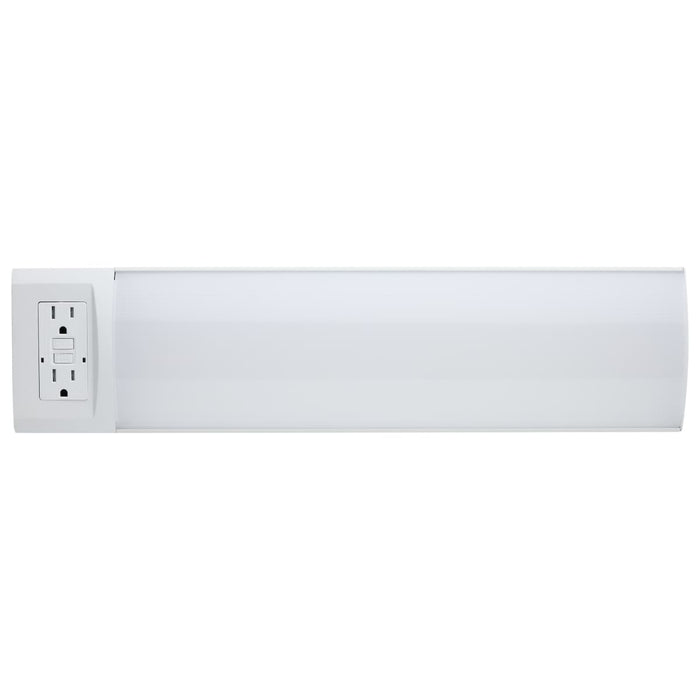 Ceiling Wrap Nuvo 62-700 14 Watt 18 Inch LED Ceiling Wrap - Dual GFCI - 27K/30K/35K/40K/50K CCT Selectable - White Finish Nuvo