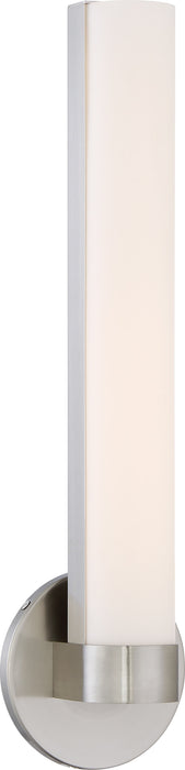 Vanity Nuvo 62-733 Bond - Single 19-1/2 in. - LED Vanity - Brushed Nickel Finish Nuvo