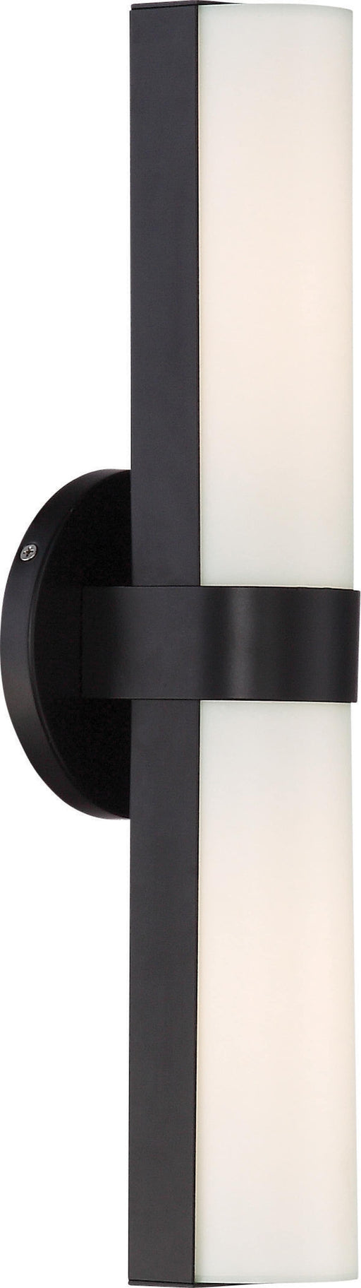 Vanity Nuvo 62-742 Bond - Double LED Vanity - 17.5 inches - Aged Bronze Finish - White Acrylic Lens Nuvo