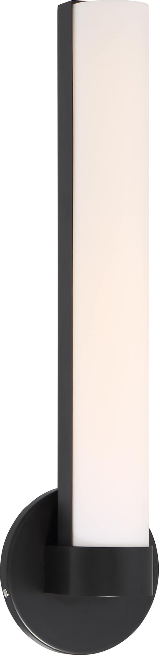 Vanity Nuvo 62-743 Bond - Single LED Large Vanity - 19.5 inches - White Acrylic Lens - Aged Bronze Finish Nuvo