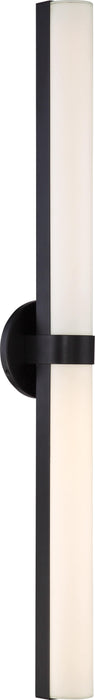Vanity Nuvo 62-744 Bond - Double LED Vanity - 37.38 inches - White Acrylic Lens - Aged Bronze Finish Nuvo