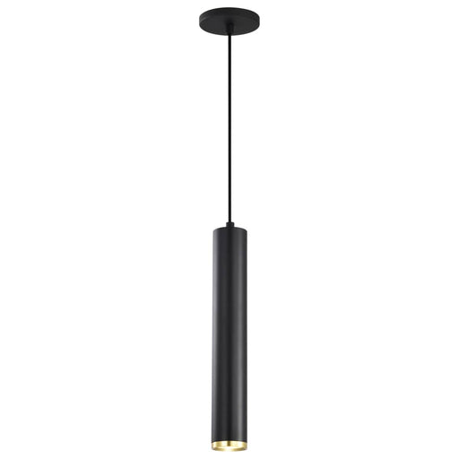 Pendant Nuvo 62-818 Century - 12 Watt - 16" - LED Pendant - Matte Black and Brushed Brass Finish Nuvo