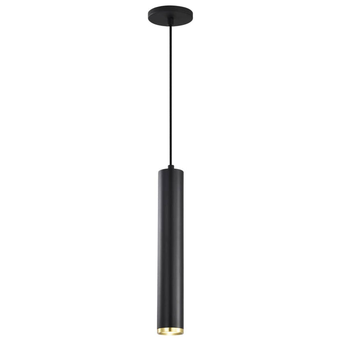 Pendant Nuvo 62-818 Century - 12 Watt - 16" - LED Pendant - Matte Black and Brushed Brass Finish Nuvo