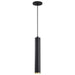 Pendant Nuvo 62-818 Century - 12 Watt - 16" - LED Pendant - Matte Black and Brushed Brass Finish Nuvo