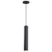 Pendant Nuvo 62-818 Century - 12 Watt - 16" - LED Pendant - Matte Black and Brushed Brass Finish Nuvo