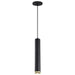 Pendant Nuvo 62-818 Century - 12 Watt - 16" - LED Pendant - Matte Black and Brushed Brass Finish Nuvo