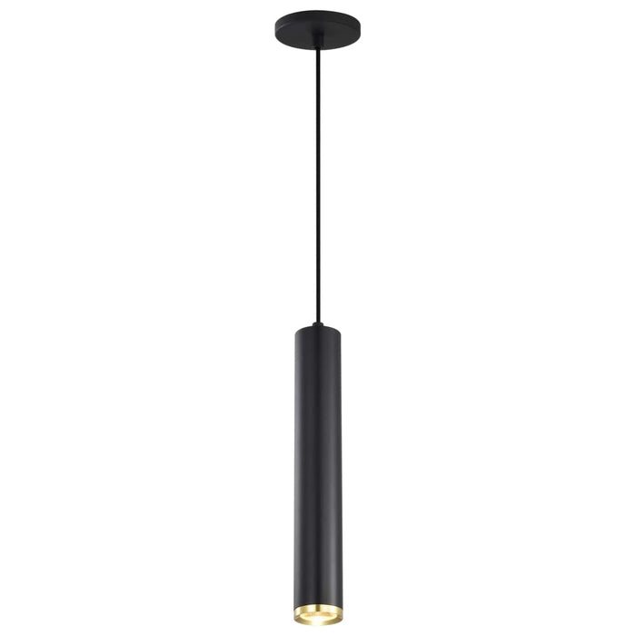 Pendant Nuvo 62-818 Century - 12 Watt - 16" - LED Pendant - Matte Black and Brushed Brass Finish Nuvo