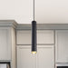 Pendant Nuvo 62-818 Century - 12 Watt - 16" - LED Pendant - Matte Black and Brushed Brass Finish Nuvo