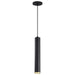 Pendant Nuvo 62-818 Century - 12 Watt - 16" - LED Pendant - Matte Black and Brushed Brass Finish Nuvo