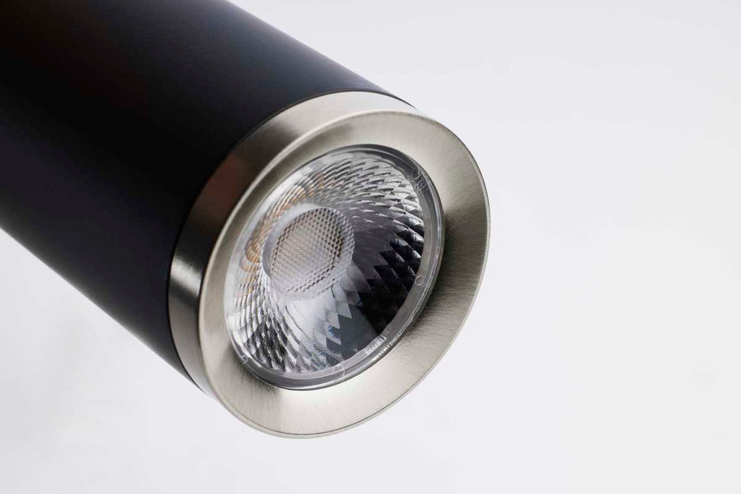 Pendant Nuvo 62-819 Century - 12 Watt - 16" - LED Pendant - Matte Black and Brushed Nickel Finish Nuvo