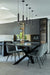 Pendant Nuvo 62-819 Century - 12 Watt - 16" - LED Pendant - Matte Black and Brushed Nickel Finish Nuvo