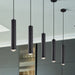Pendant Nuvo 62-819 Century - 12 Watt - 16" - LED Pendant - Matte Black and Brushed Nickel Finish Nuvo
