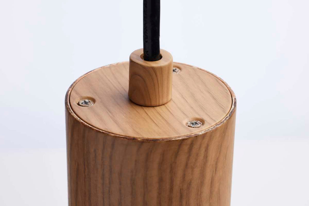 Pendant Nuvo 62-820 Century - 12 Watt, 16" LED Pendant - Ash Wood Finish Nuvo