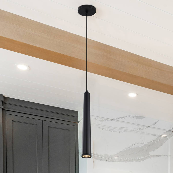 Pendant Nuvo 62-826 Melrose - 12 Watt - 16" - LED Pendant - Matte Black Finish Nuvo