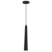 Pendant Nuvo 62-828 Melrose - 12 Watt - 16" - LED Pendant - Matte Black and Brushed Brass Finish Nuvo