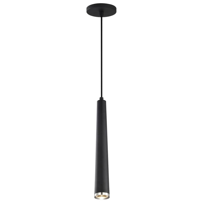 Pendant Nuvo 62-829 Melrose - 12 Watt - 16" - LED Pendant - Matte Black and Brushed Nickel Finish Nuvo