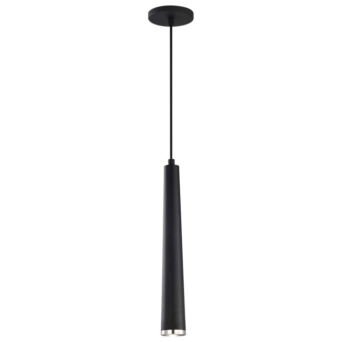 Pendant Nuvo 62-829 Melrose - 12 Watt - 16" - LED Pendant - Matte Black and Brushed Nickel Finish Nuvo