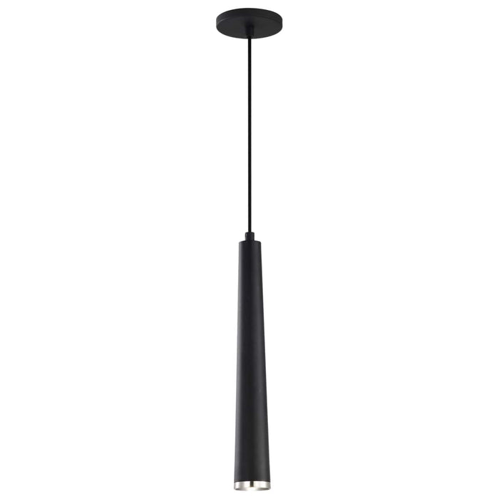 Pendant Nuvo 62-829 Melrose - 12 Watt - 16" - LED Pendant - Matte Black and Brushed Nickel Finish Nuvo