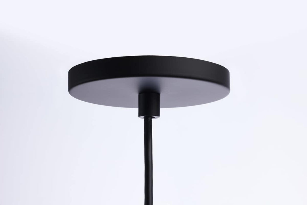 Pendant Nuvo 62-829 Melrose - 12 Watt - 16" - LED Pendant - Matte Black and Brushed Nickel Finish Nuvo